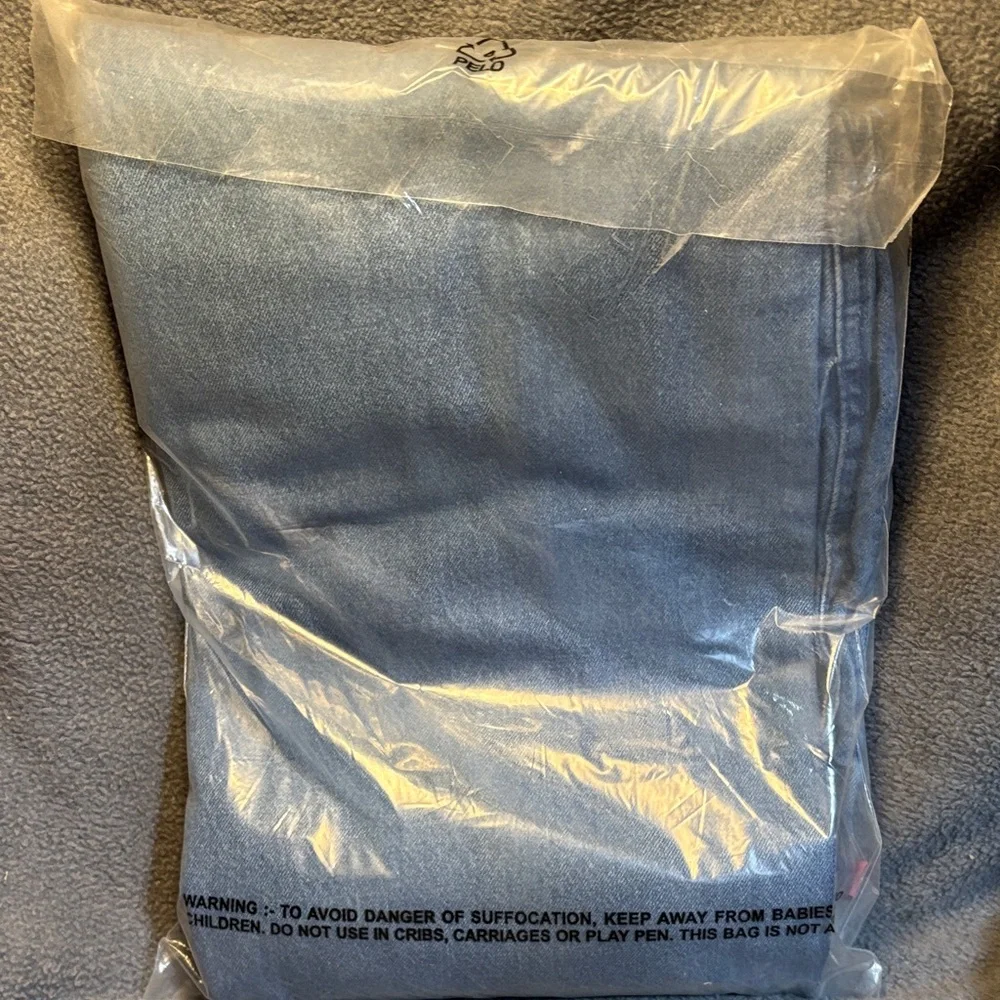 Woman Within Light Blue Jeans 32/32 - Picture 2 of 2